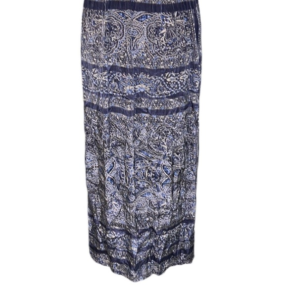 Love Kyla Seo Caite Anthropologie Tori Blue & White Embroidered Maxi Dress - S - Picture 9 of 13